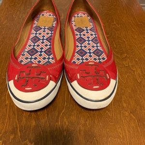 Tory Burch Channing Patent Leather Sneaker Sz 11